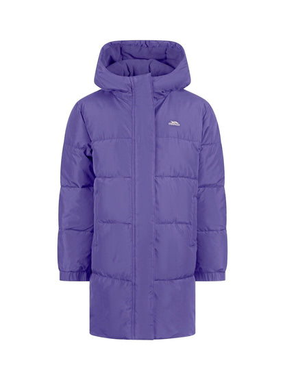 Dsiney Kidz - Trespass Purple Northridge Longline Puffer Jacket image 1