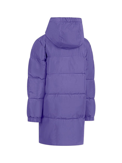 Dsiney Kidz - Trespass Purple Northridge Longline Puffer Jacket image 2