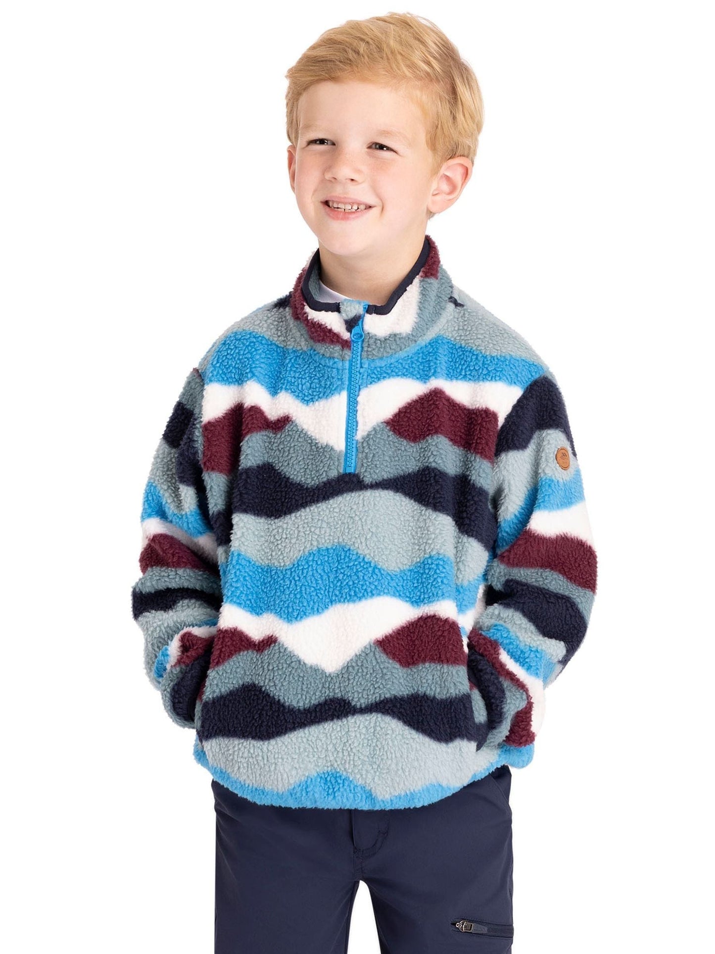 Dsiney Kidz - Trespass Blue Ovie Kids Fleece image 1