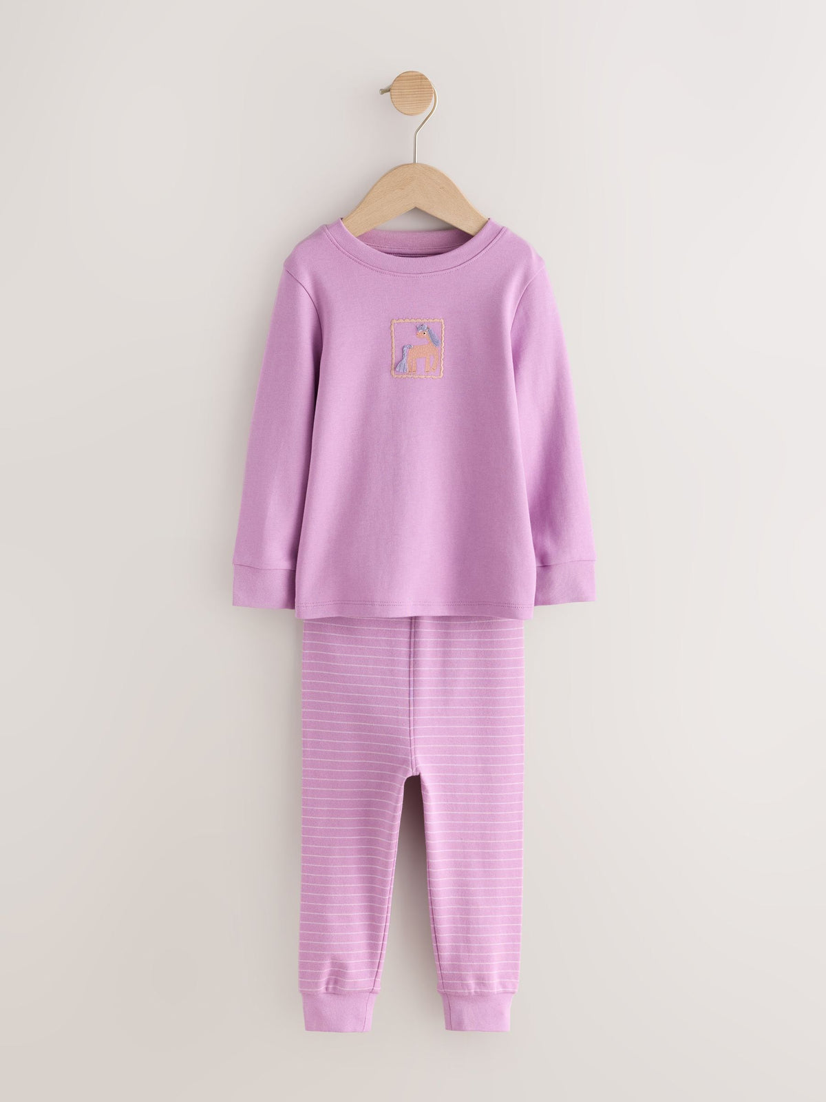 Lilac Purple Unicorn Snuggle Pyjamas 3 Pack (9mths-12yrs) - image 2