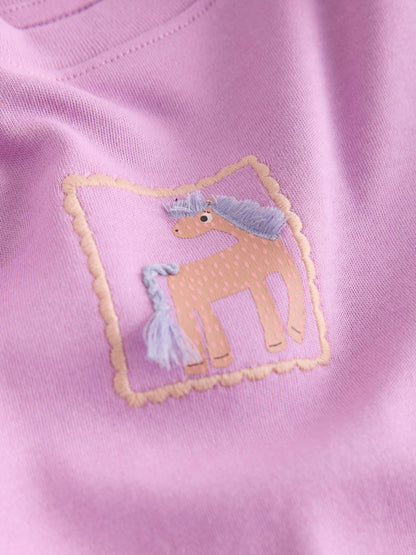 Lilac Purple Unicorn Snuggle Pyjamas 3 Pack (9mths-12yrs) - image 6