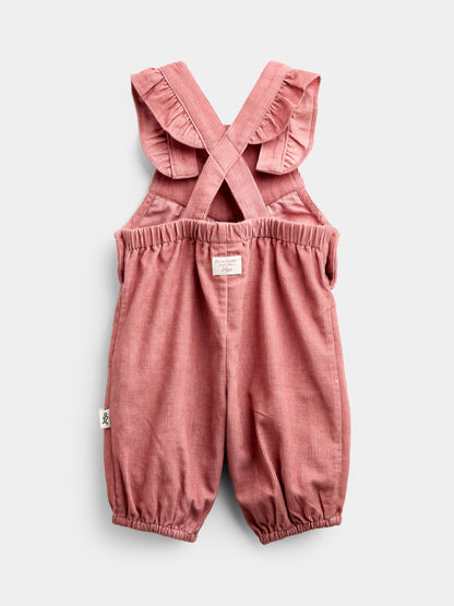 JoJo Maman Bébé Pink Peter Rabbit Flopsy Cord Dungaree Set image 5
