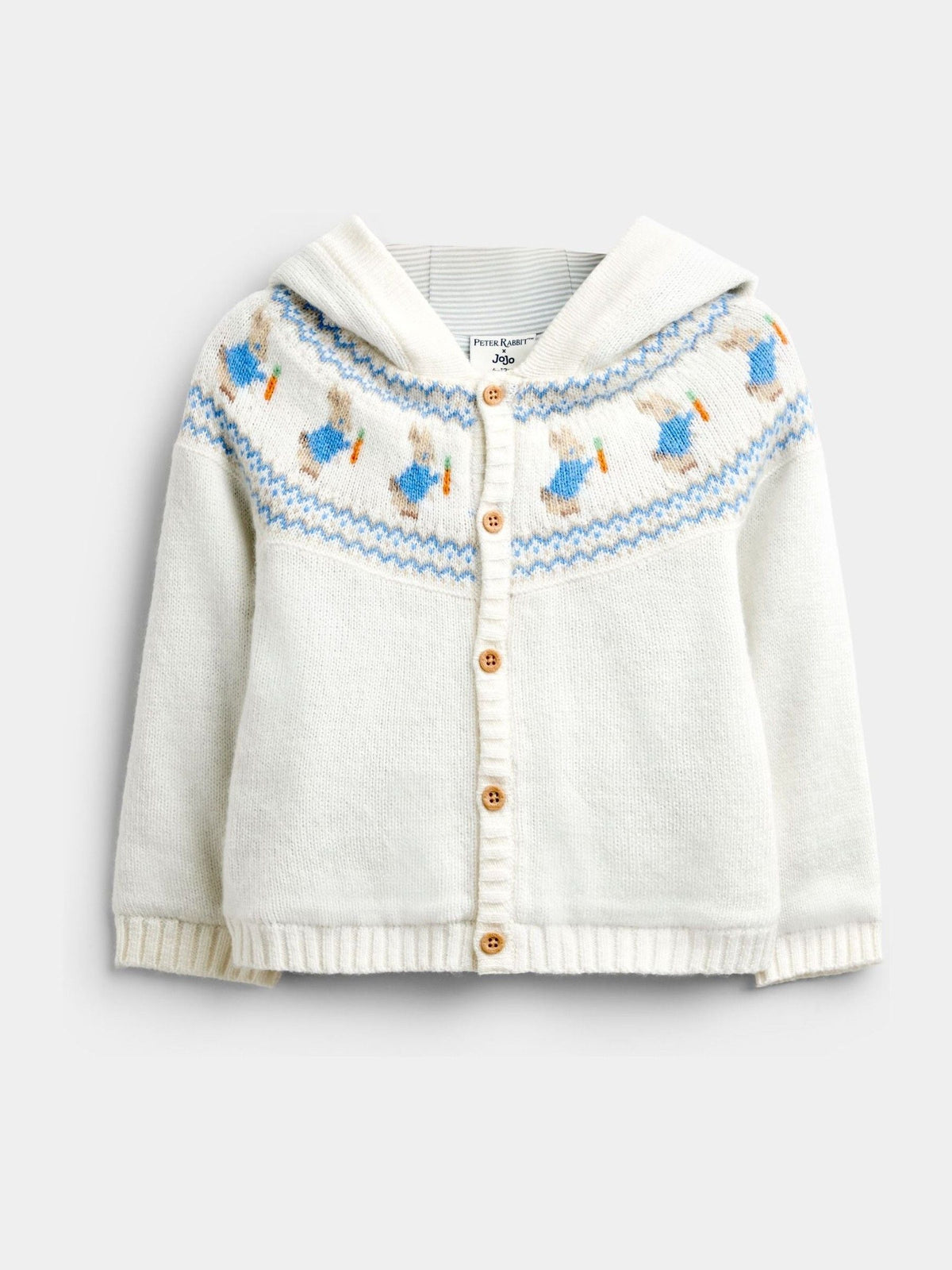 JoJo Maman Bébé Natural Peter Rabbit Fairisle Cardigan - image 1