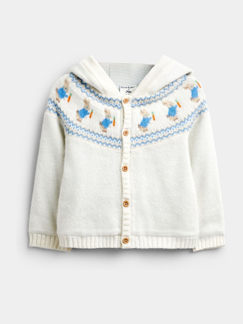 JoJo Maman Bébé Natural Peter Rabbit Fairisle Cardigan - image 1