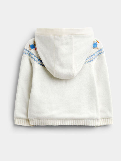 JoJo Maman Bébé Natural Peter Rabbit Fairisle Cardigan - image 2