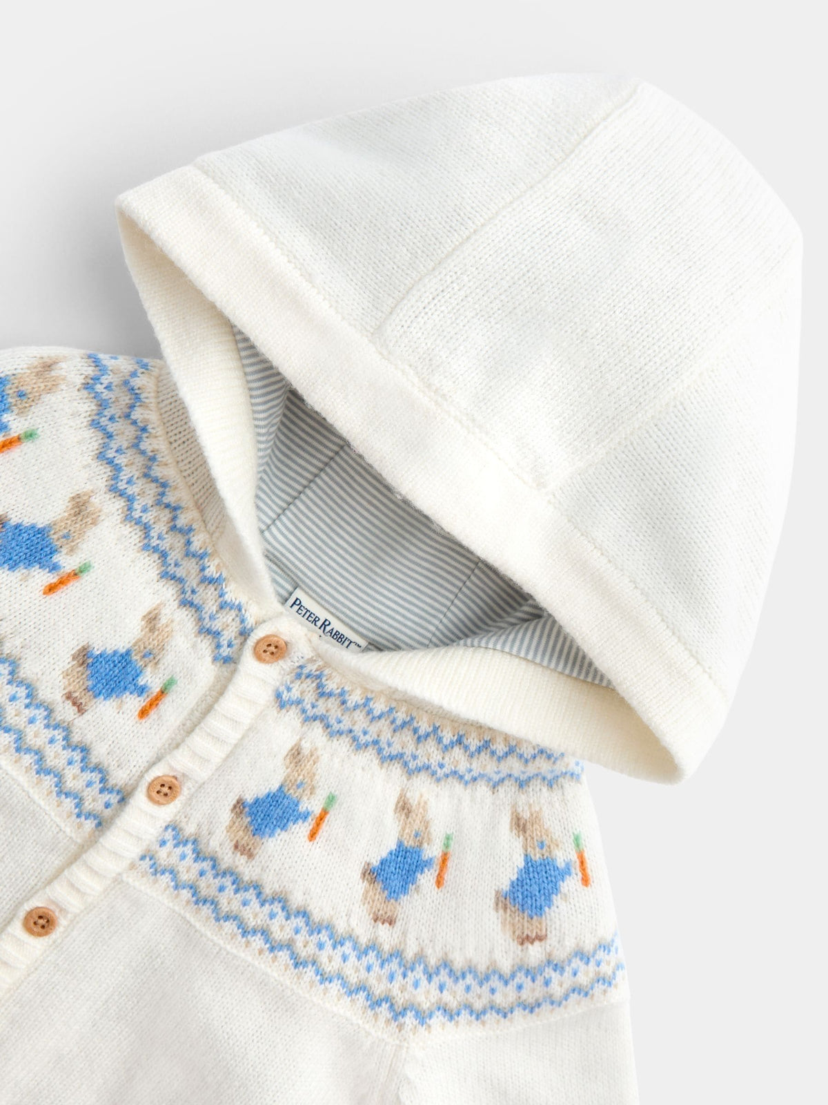 JoJo Maman Bébé Natural Peter Rabbit Fairisle Cardigan - image 3