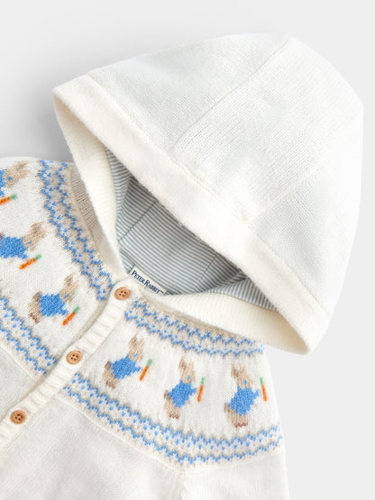 JoJo Maman Bébé Natural Peter Rabbit Fairisle Cardigan - image 3