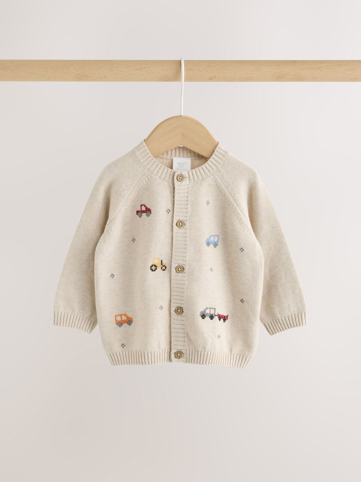 Dsiney Kidz - Neutral Transport Knitted Cardigan and Legging Baby Set (0mths-2yrs) image 6