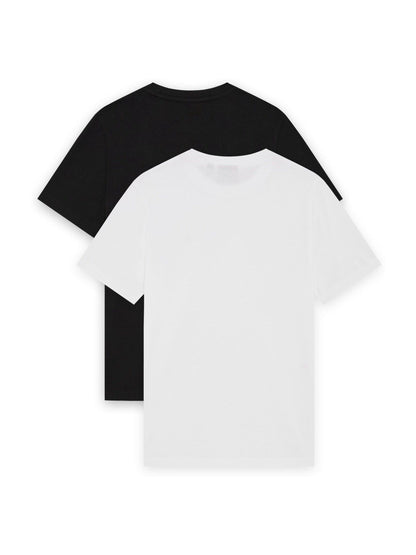 Dsiney Kidz - Lyle & Scott Jet Black/ White Multipack T-Shirts 2 Pack image 2