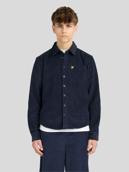 Dsiney Kidz - Lyle & Scott Blue Cord Long Sleeve Shirt image 1