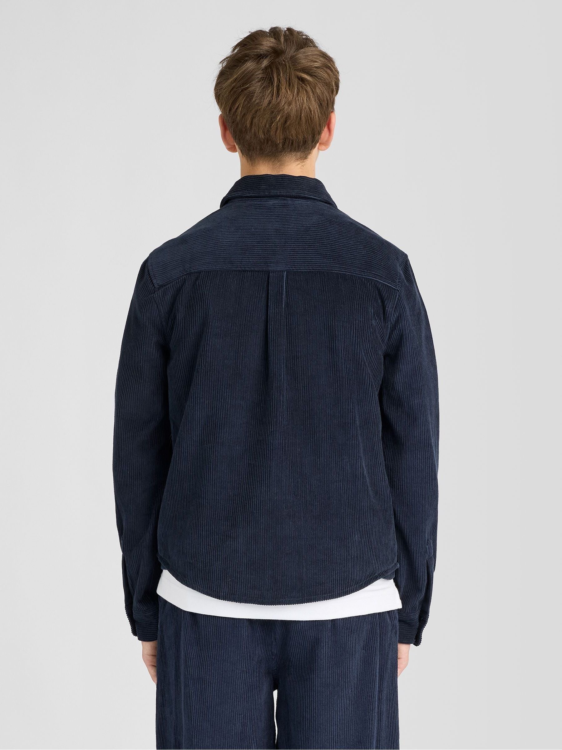 Dsiney Kidz - Lyle & Scott Blue Cord Long Sleeve Shirt image 2