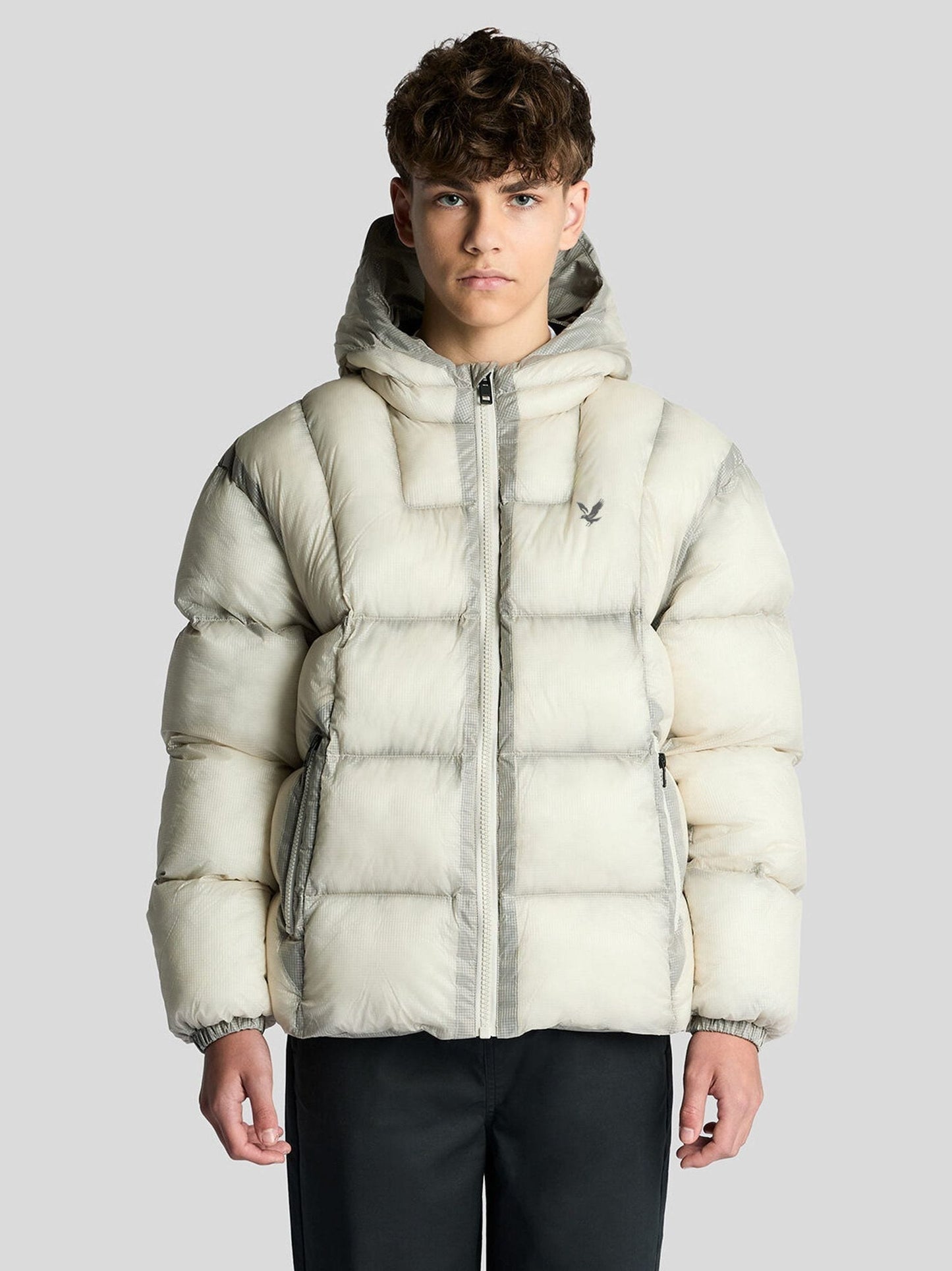 Dsiney Kidz - Lyle & Scott White Translucent Puffer Jacket image 1