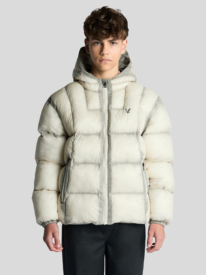 Dsiney Kidz - Lyle & Scott White Translucent Puffer Jacket image 1