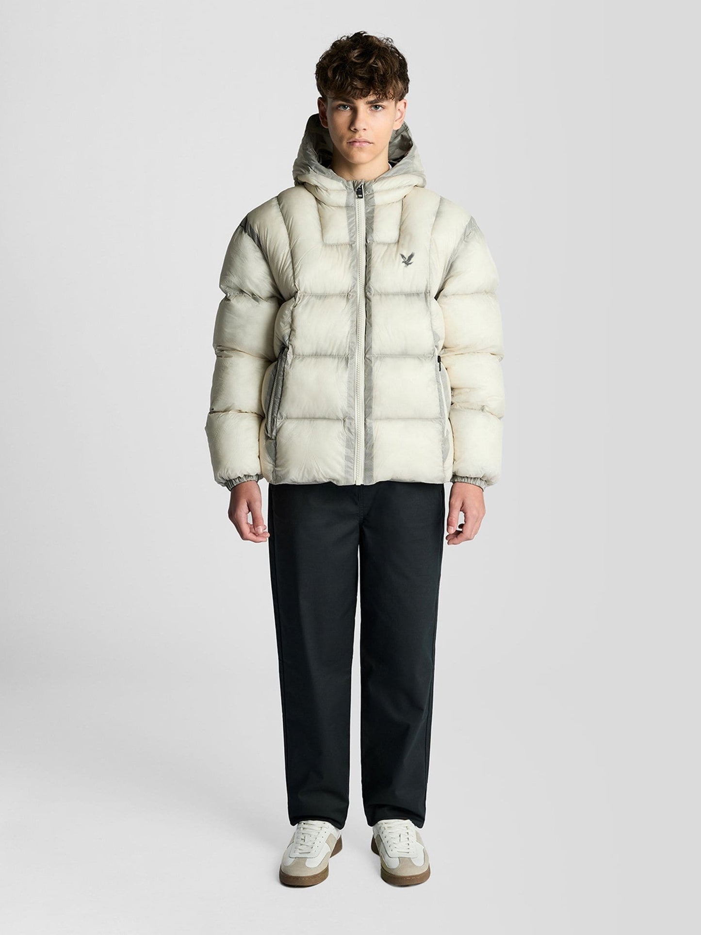 Dsiney Kidz - Lyle & Scott White Translucent Puffer Jacket image 2