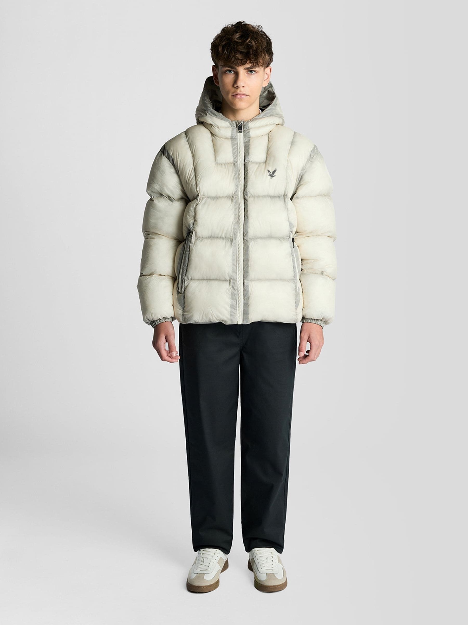 Dsiney Kidz - Lyle & Scott White Translucent Puffer Jacket image 2