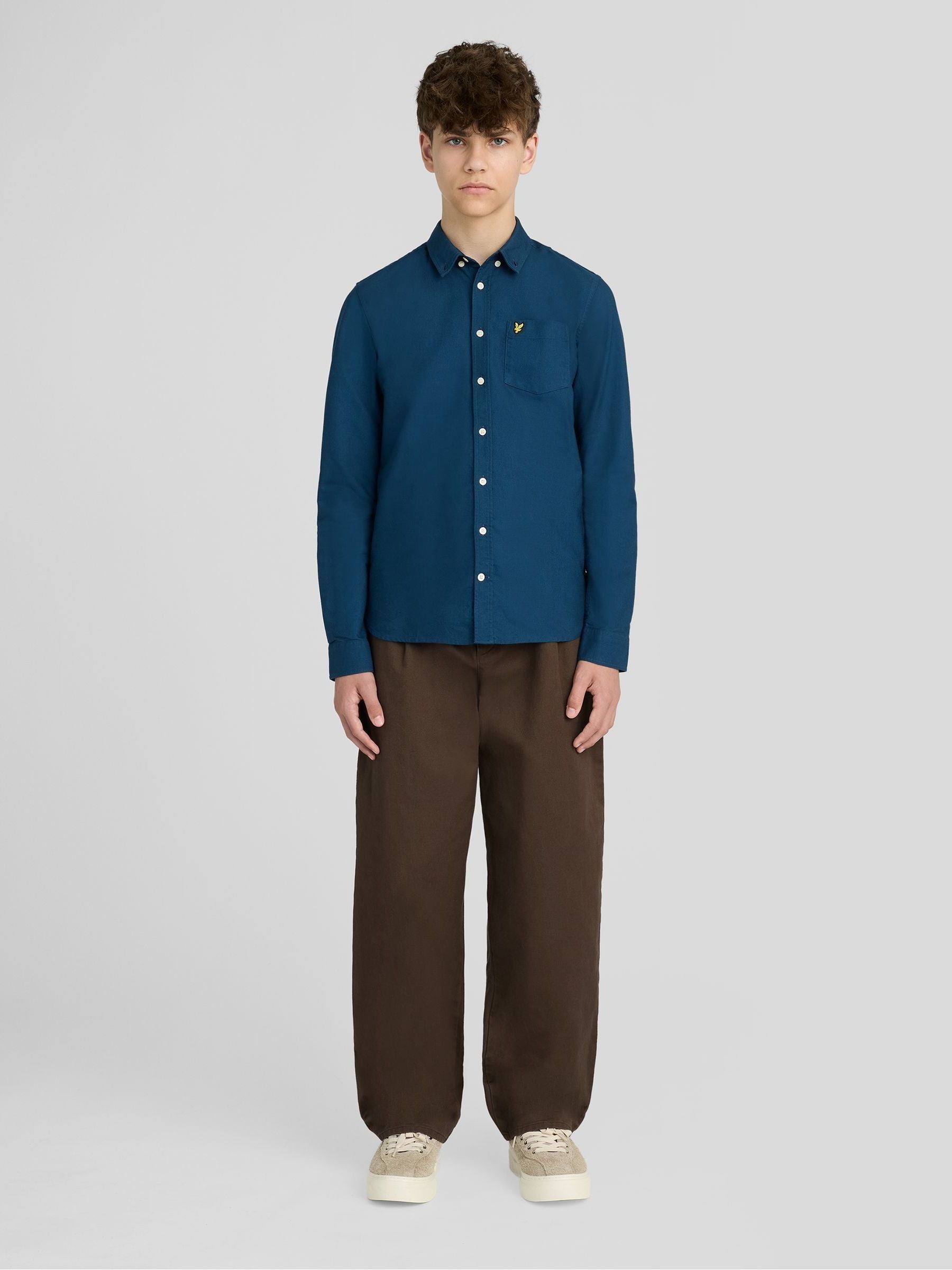 Dsiney Kidz - Lyle & Scott Blue Oxford Shirt image 1