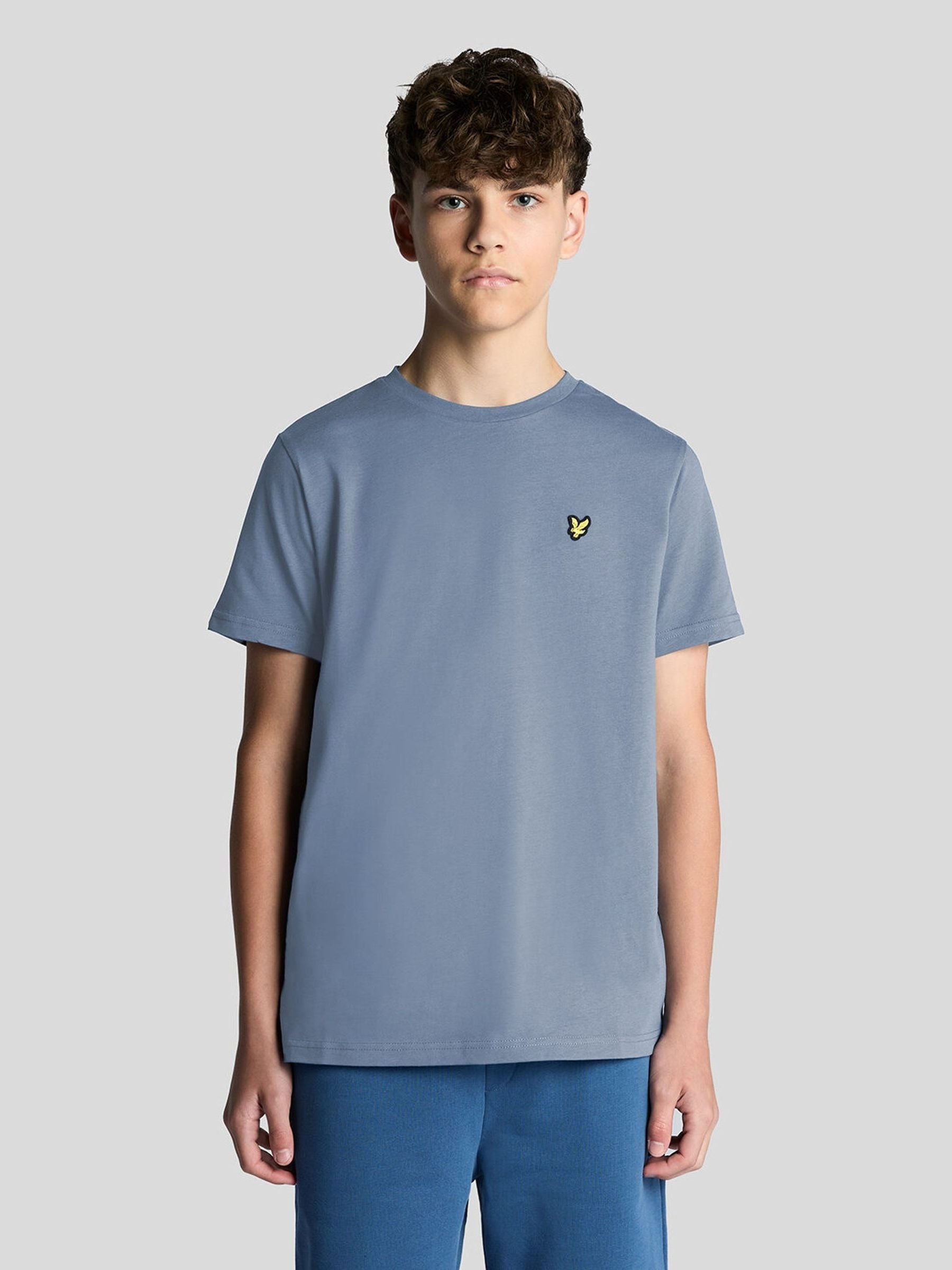 Dsiney Kidz - Lyle & Scott Blue Crew Neck T-Shirt image 1
