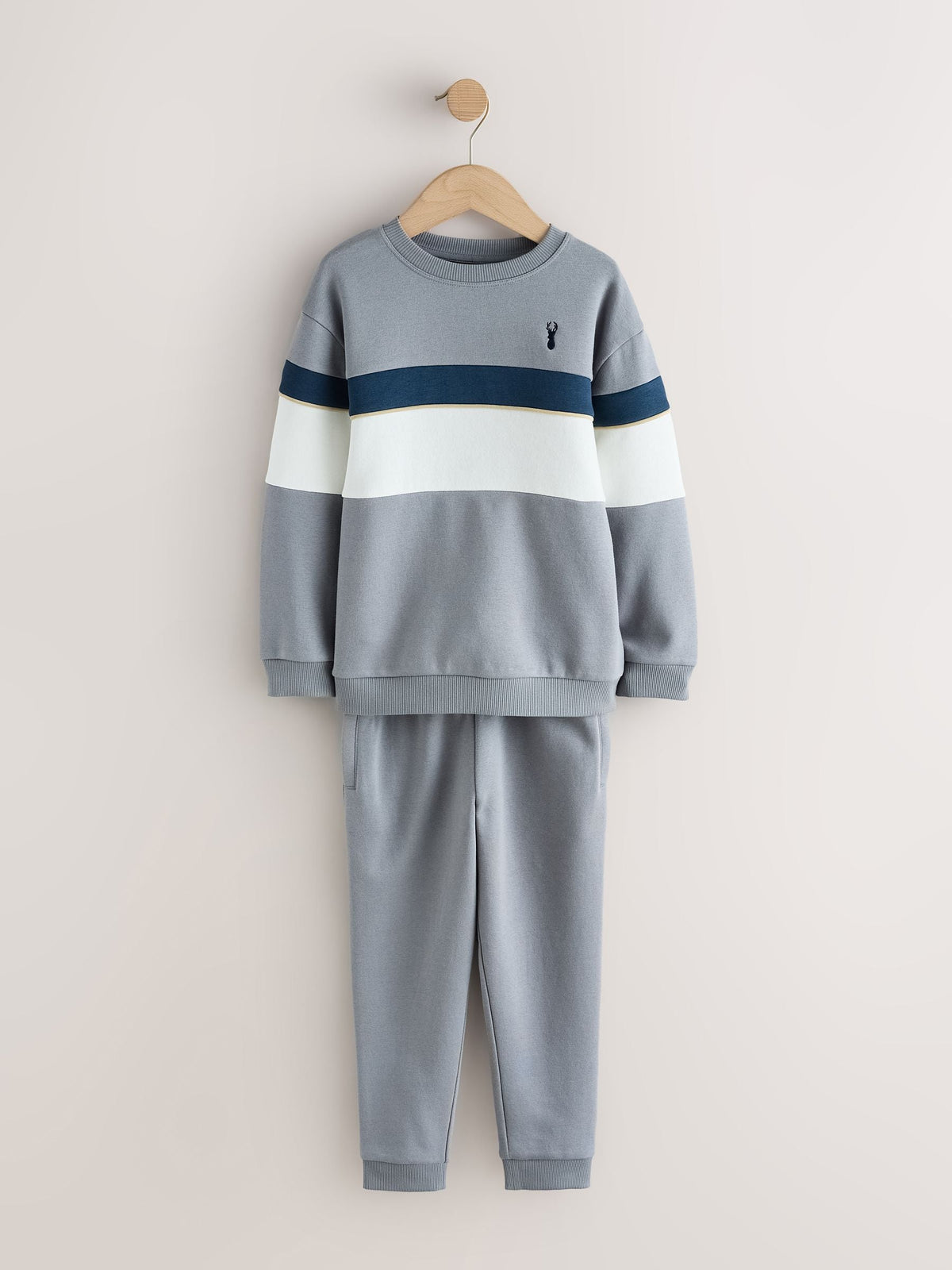 Grey Crew Neck Sweater Set (3-16yrs) - image 1