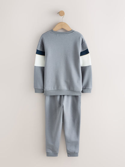 Grey Crew Neck Sweater Set (3-16yrs) - image 2