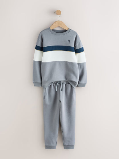 Grey Crew Neck Sweater Set (3-16yrs) - image 3