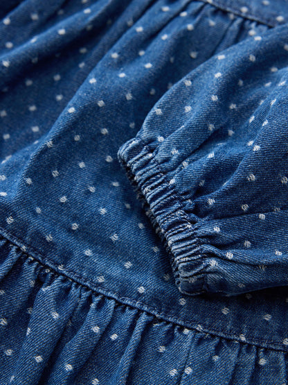 Dsiney Kidz - Denim Long Sleeve Dress (3-16yrs) image 8