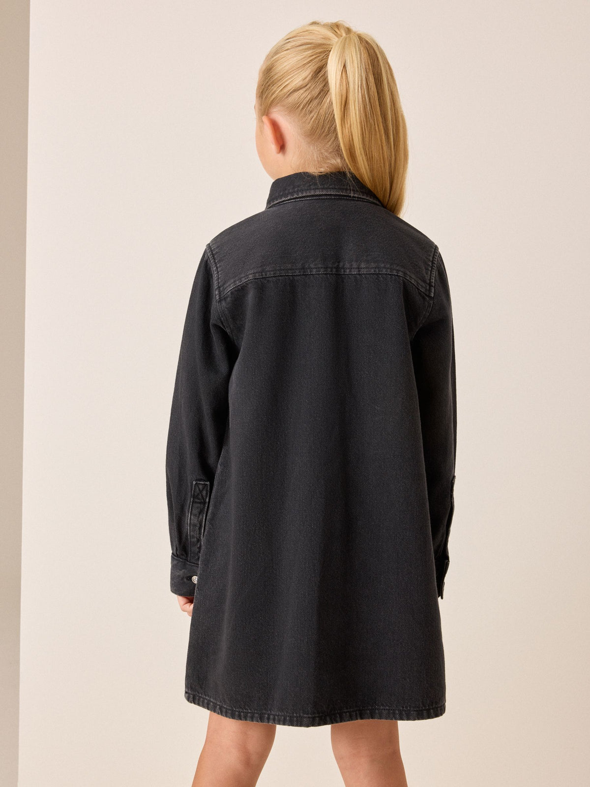 Dsiney Kidz - Black Denim Shirt Dress (3-16yrs) image 3