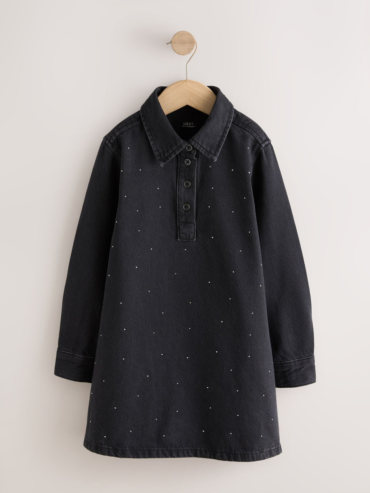 Dsiney Kidz - Black Denim Shirt Dress (3-16yrs) image 5