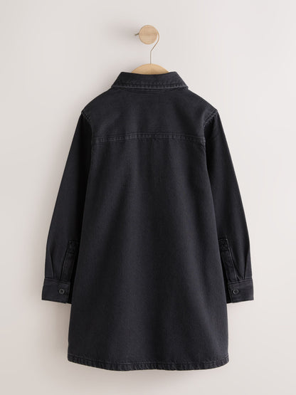 Dsiney Kidz - Black Denim Shirt Dress (3-16yrs) image 6