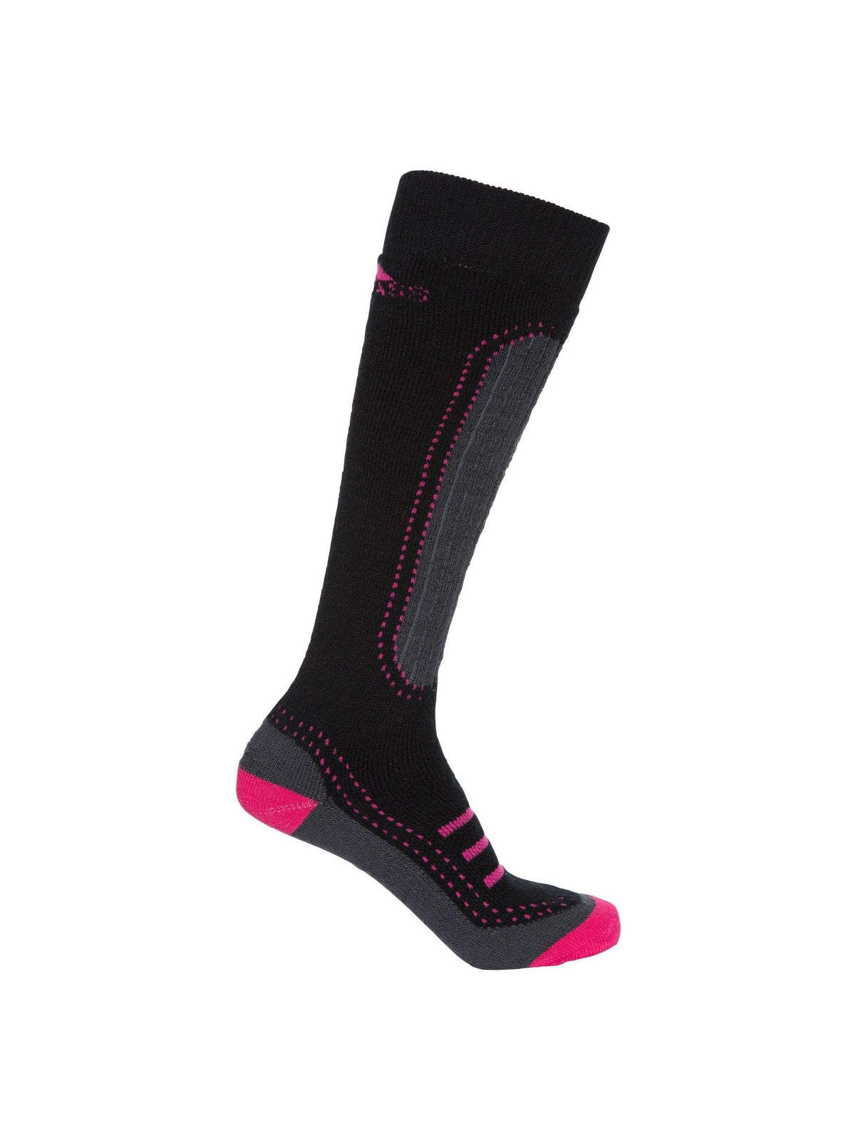 Trespass Pink Janus II Long Length Ski Socks 2 Pack - image 2