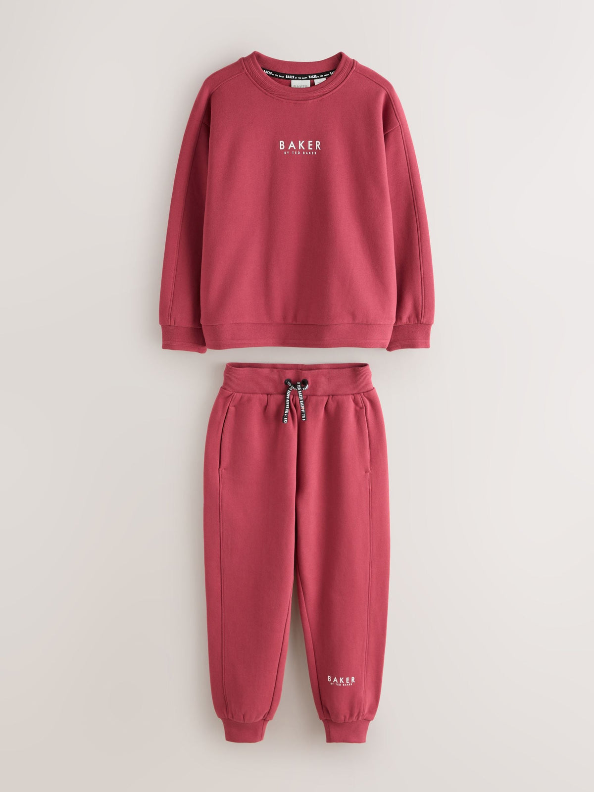 Dsiney Kidz - Baker by Ted Baker Red Sweatshirt and Joggers Set image 8