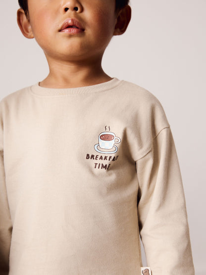 Blue/Ecru Breakfast Club Oversized Pyjamas 3 Pack (9mths-10yrs) - image 5