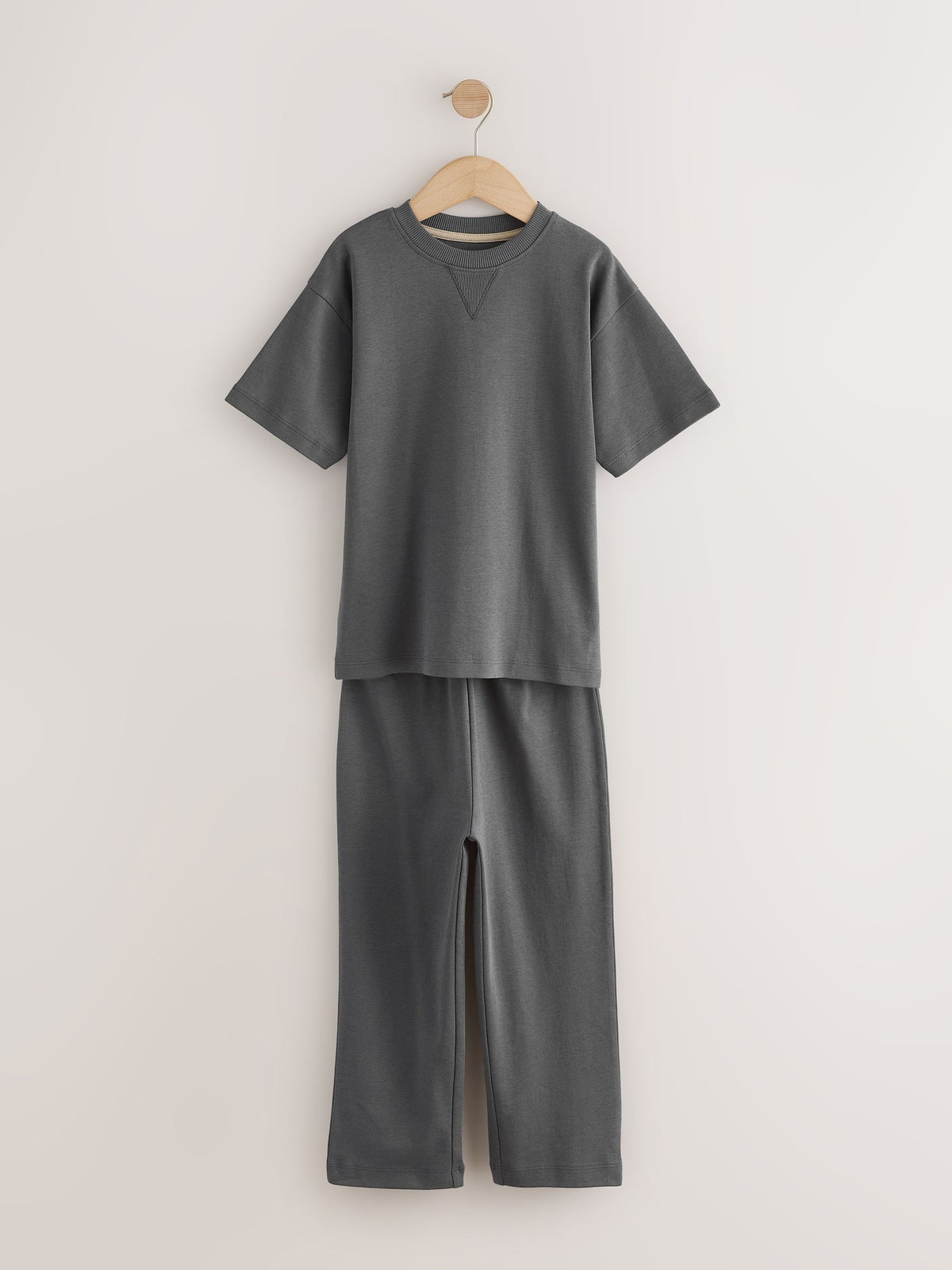 Grey/Stone/Black Short Sleeve Jogger Pyjamas 3 Pack (3-16yrs) - image 4