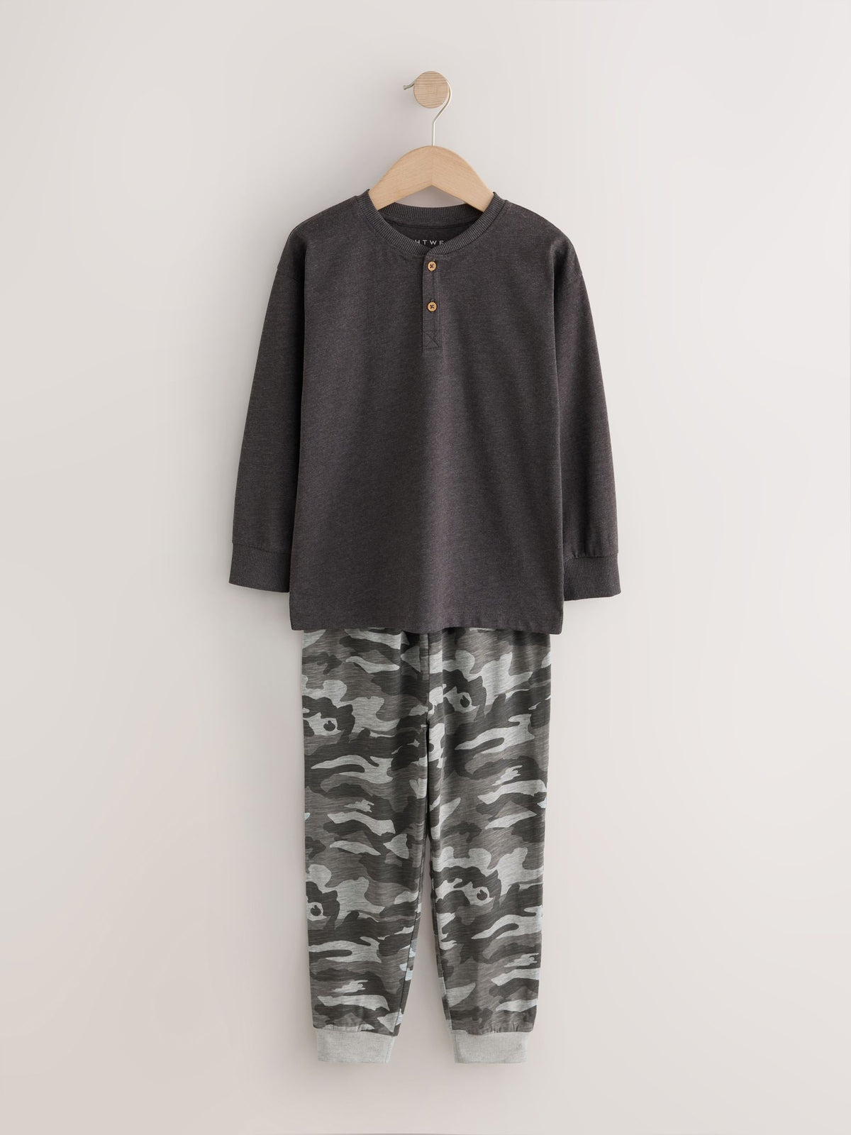 Green/Grey/Blue Camo Long Sleeve Pyjamas 3 Pack (3-16yrs) - image 5