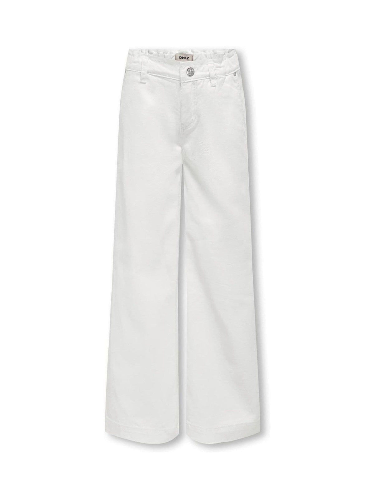 Dsiney Kidz - ONLY KIDS White Comet Wide Leg Jeans image 4