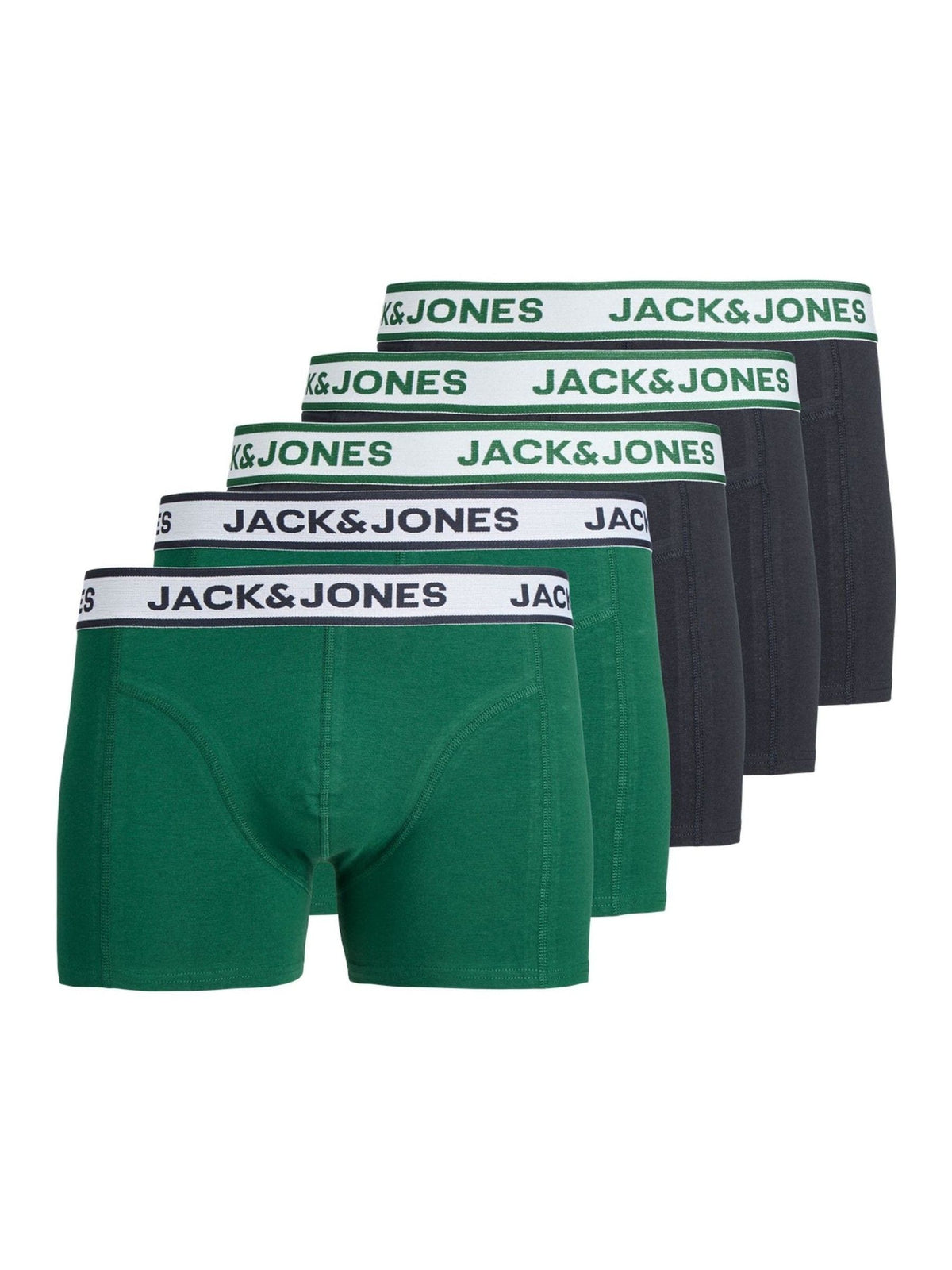 Dsiney Kidz - JACK & JONES JUNIOR Green Boxers 5 Pack image 1