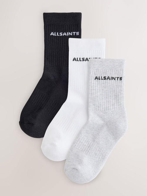 smALLSAINTS Multi Logo Cushioned Sole Socks 3 Pack - image 1