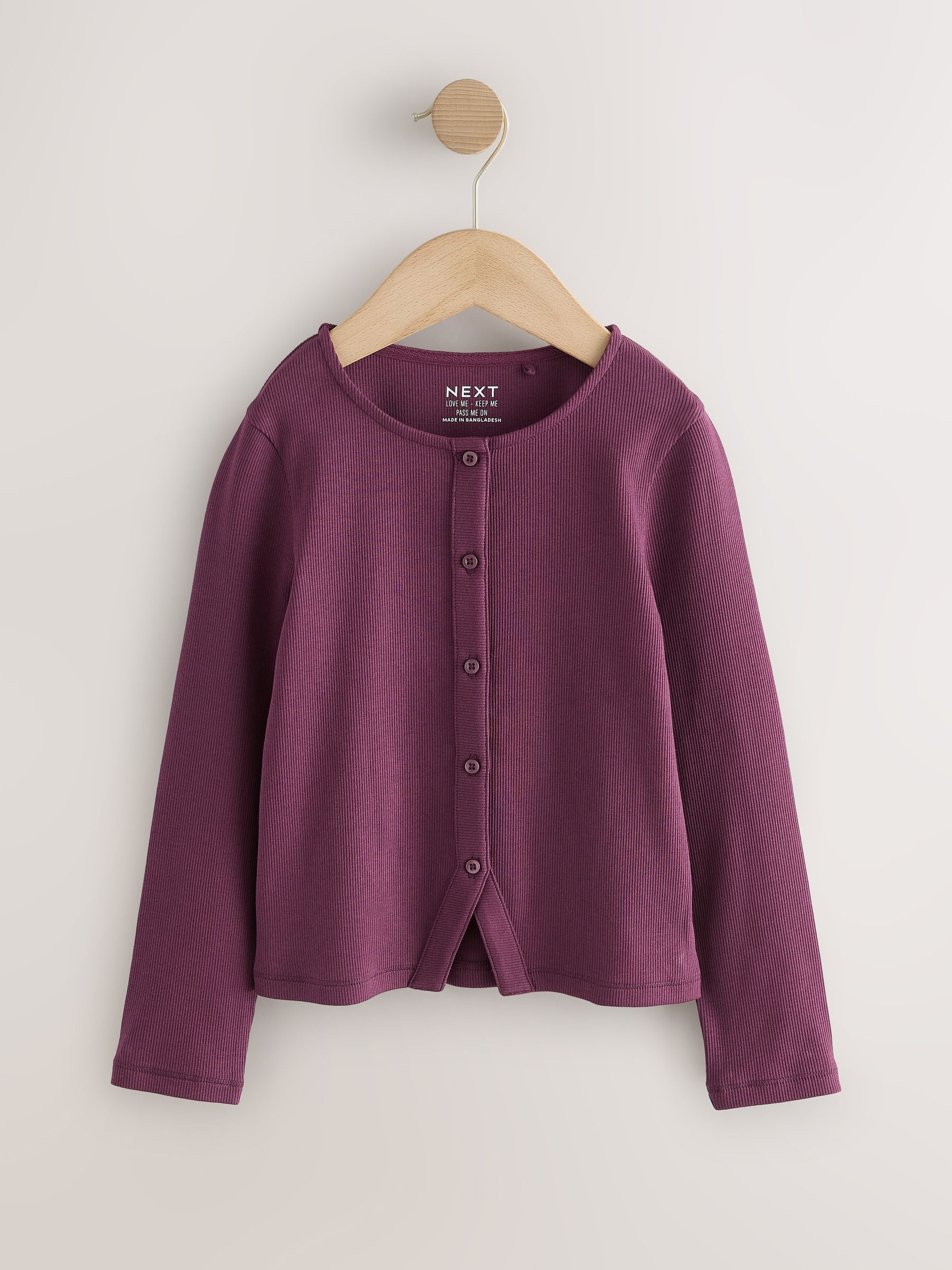 Dsiney Kidz - Multi Long Sleeve Ribbed Cardigans 3 Pack (3-16yrs) image 2