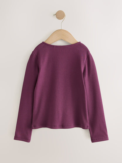 Dsiney Kidz - Multi Long Sleeve Ribbed Cardigans 3 Pack (3-16yrs) image 5