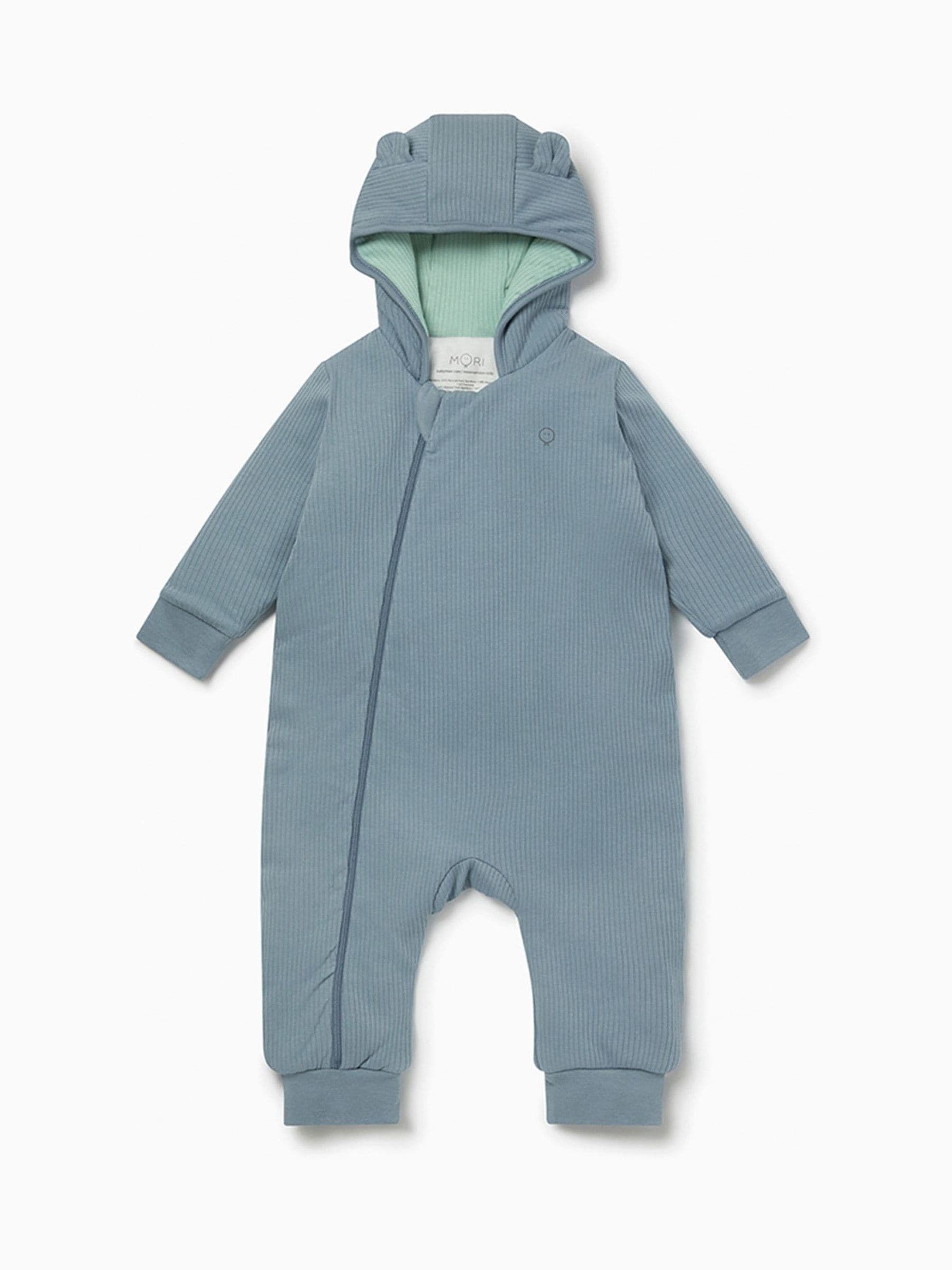 Dsiney Kidz - MORI Green Cosy Zip-Up Pramsuit image 1