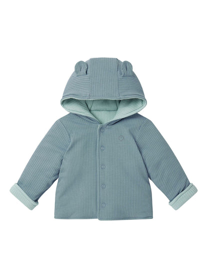Dsiney Kidz - MORI Blue Cosy Ribbed Reversible Coat image 1