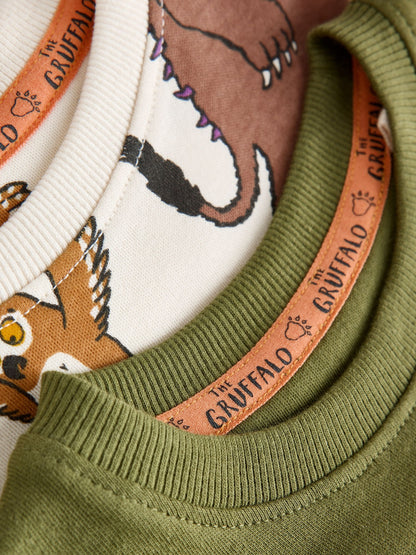 Green/Ecru Gruffalo Snuggle Pyjamas 2 Pack (9mths-8yrs) - image 10