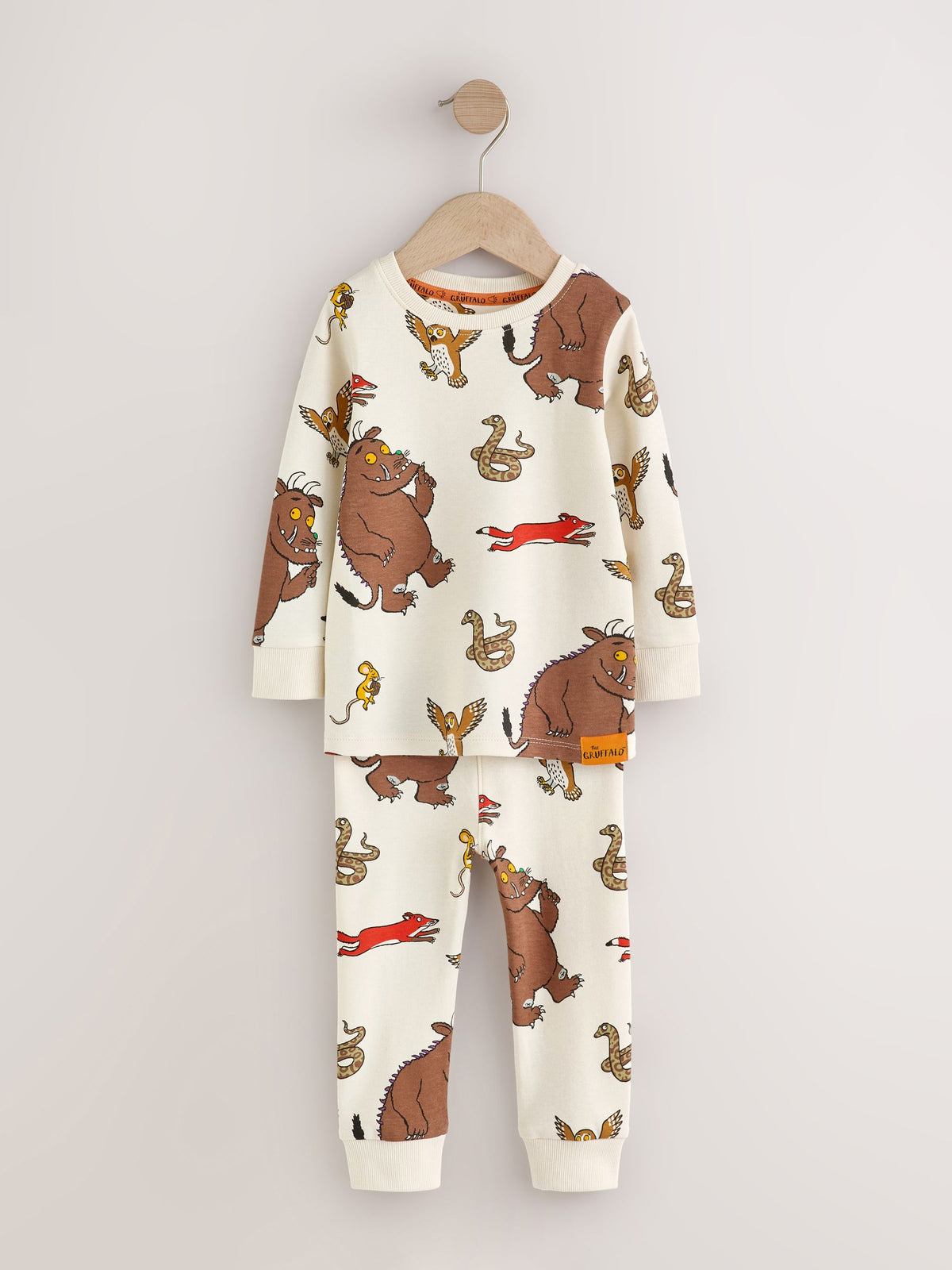 Green/Ecru Gruffalo Snuggle Pyjamas 2 Pack (9mths-8yrs) - image 6