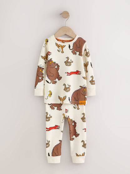 Green/Ecru Gruffalo Snuggle Pyjamas 2 Pack (9mths-8yrs) - image 6