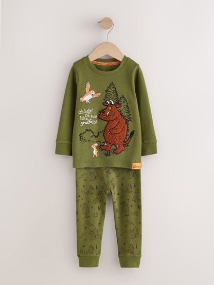 Green/Ecru Gruffalo Snuggle Pyjamas 2 Pack (9mths-8yrs) - image 7