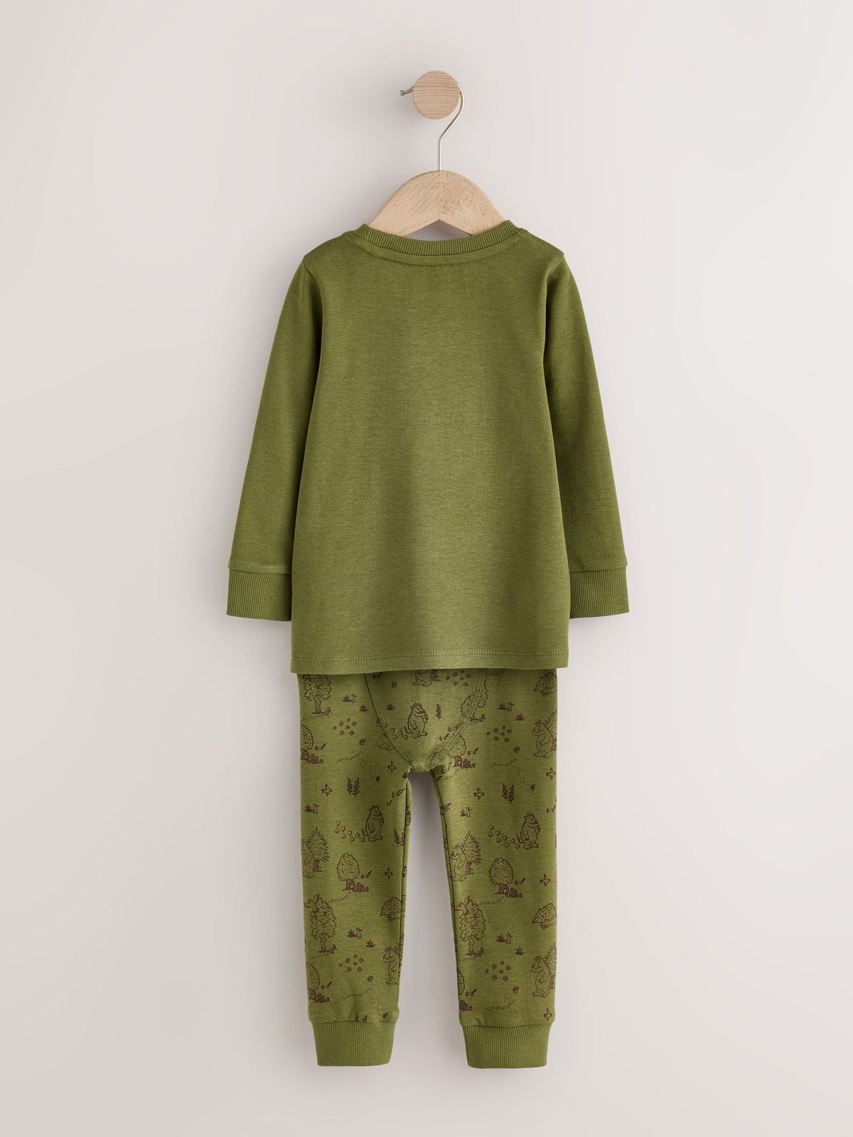 Green/Ecru Gruffalo Snuggle Pyjamas 2 Pack (9mths-8yrs) - image 8
