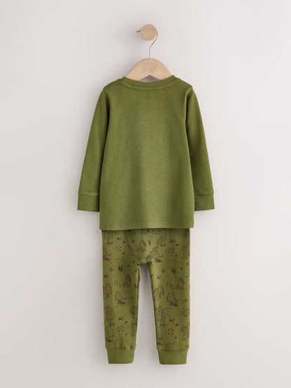 Green/Ecru Gruffalo Snuggle Pyjamas 2 Pack (9mths-8yrs) - image 8