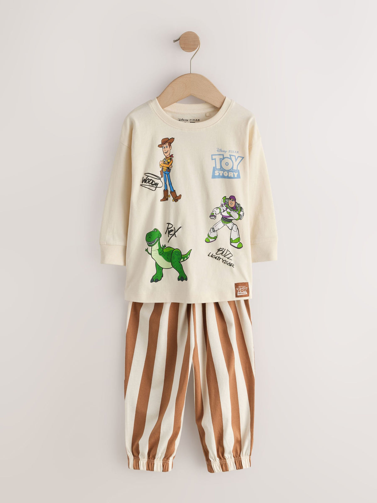 Blue/Ecru Toy Story Oversized Pyjamas 2 Pack (9mths-8yrs) - image 2