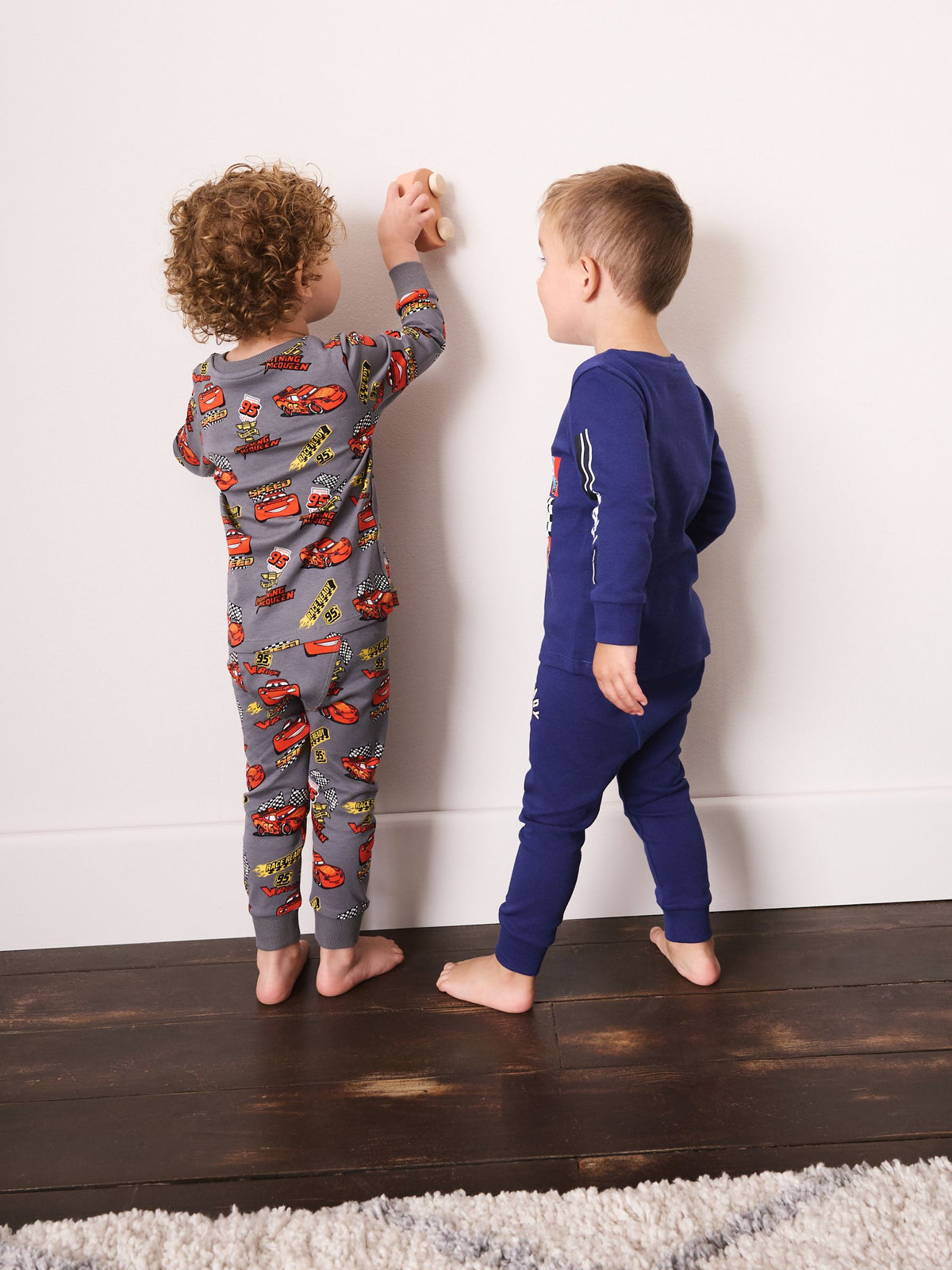 Navy/Grey Snuggle Pyjamas 2 Pack (12mths-8yrs) - image 2
