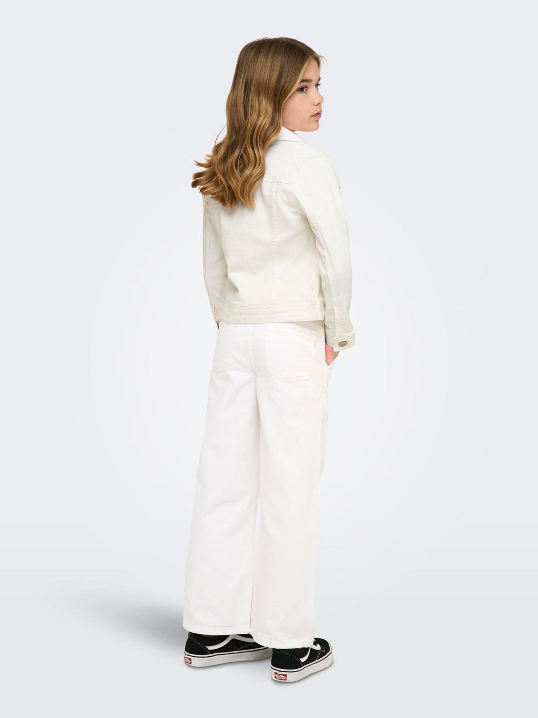 Dsiney Kidz - ONLY KIDS White Denim Jacket image 2