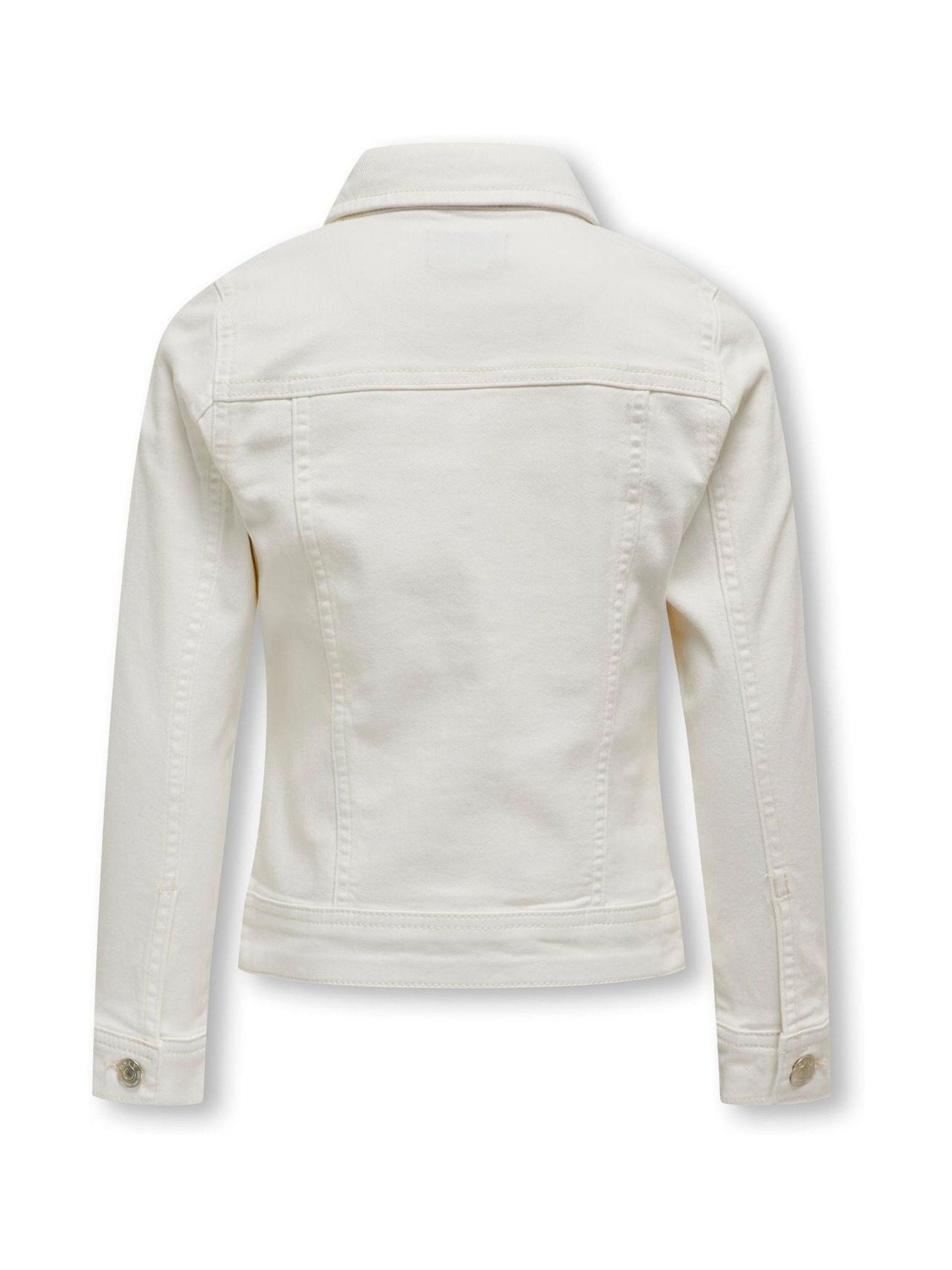 Dsiney Kidz - ONLY KIDS White Denim Jacket image 4